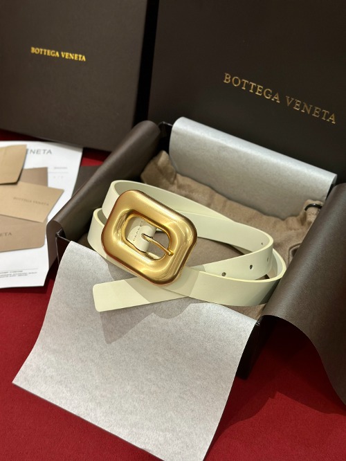 BOTTEGA VENETA 보테가 체인 링크 벨트 2cm - 734271