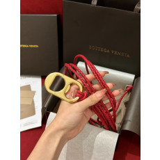 BOTTEGA VENETA 보테가 가죽 로프 벨트 715640