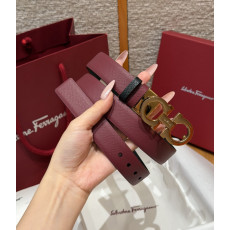 페라가모 양면 간치니 벨트 - 2.5
