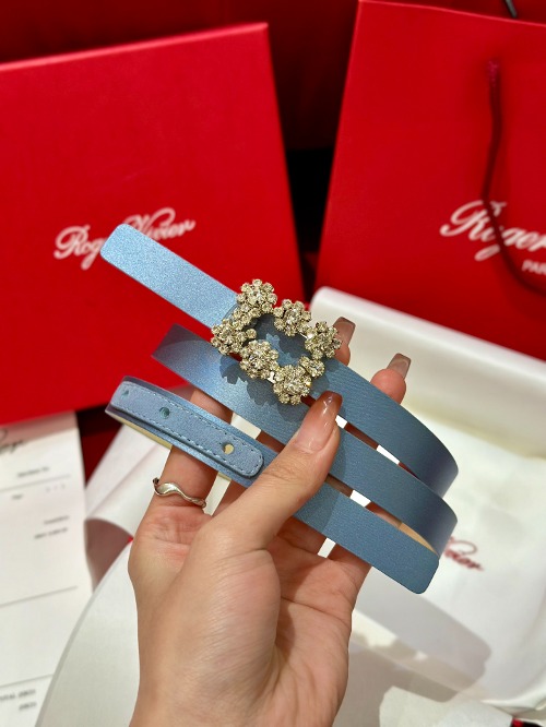 Roger Vivier 로저비비에 플라워 버클 벨트