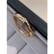 Cartier 로즈 골드 솔리테어 레터 링