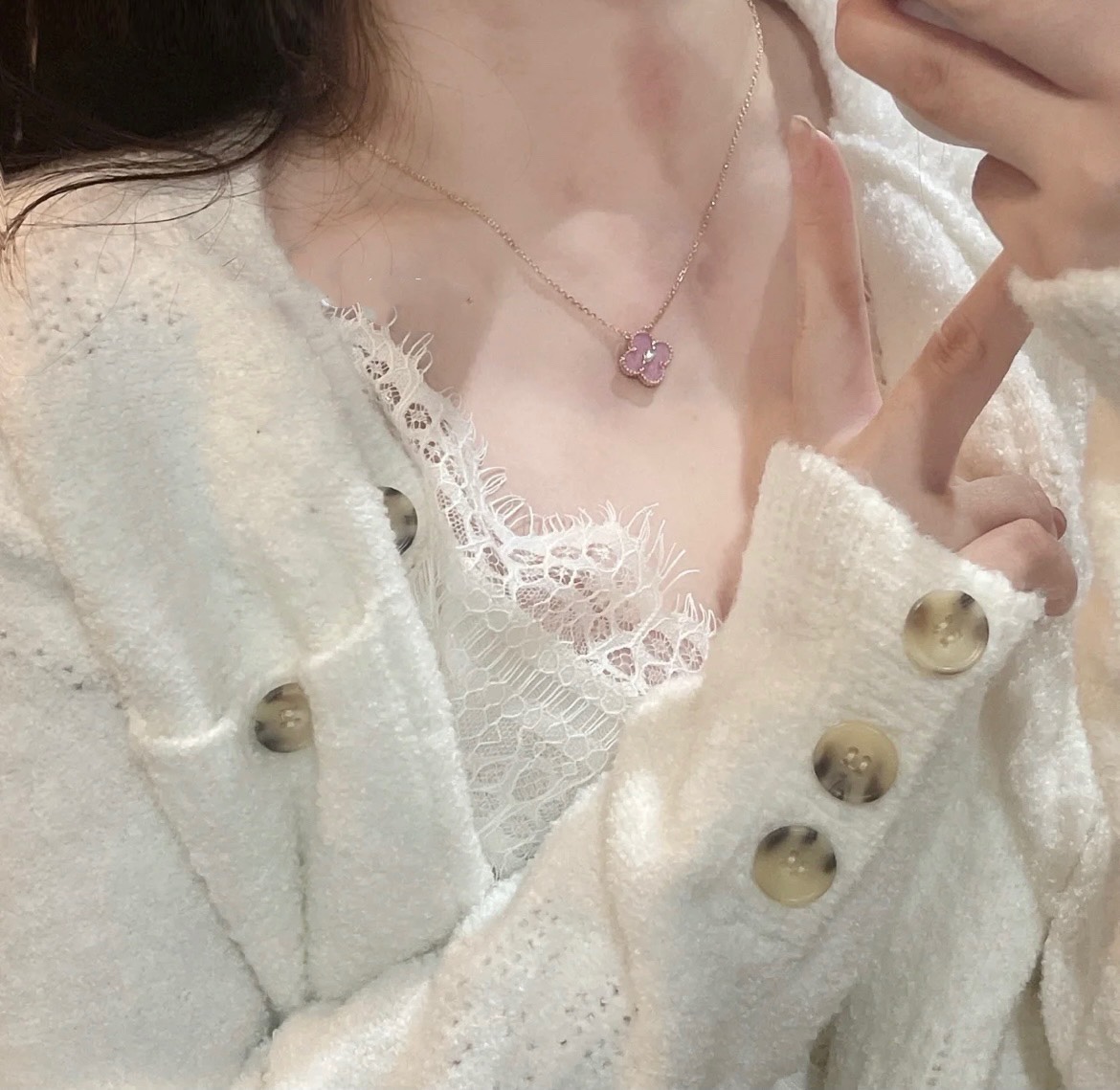 반클리프 알함브라 목걸이[홀리데이]