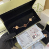 Van Cleef 한정판 레드 마노 레이저 팔찌