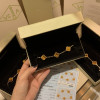 Van Cleef 타이거 아이 스톤 5플라워 팔찌