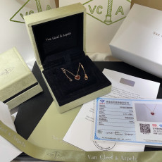 Van Cleef 미니 하트 목걸이