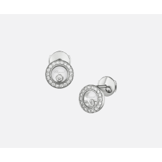 쇼파드 HAPPY DIAMONDS 원형 큐빅 이어링