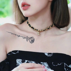 샤넬 체인 초커 목걸이