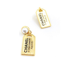 샤넬 진주cc 귀걸이