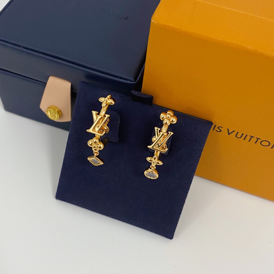 루이비통 플라워 LV 귀걸이[925은침]
