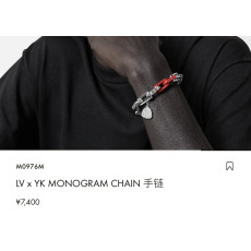 루이비통 x YK 모노그램 체인 브레이슬릿