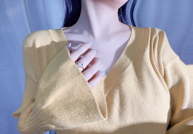 루이비통 컬러 블라썸 링 [화이트]