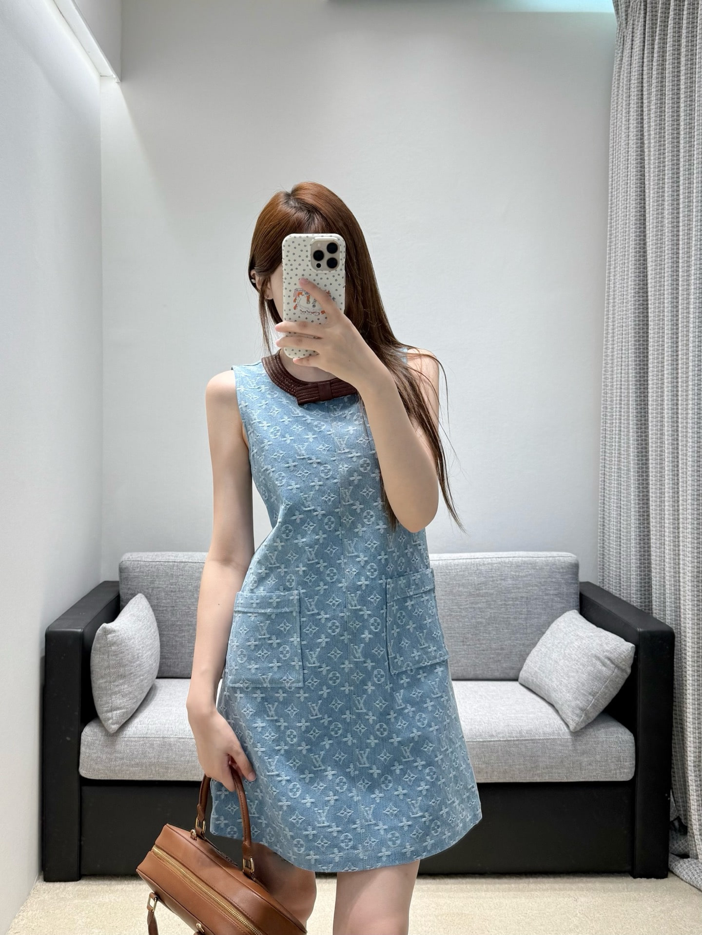 루이비통 26 신상 데님 원피스