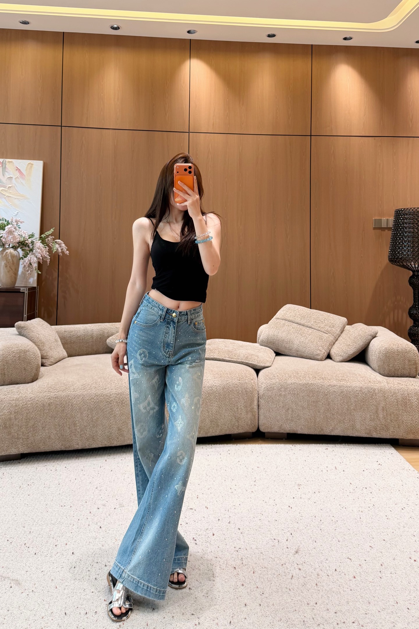 루이비통 26 신상 데님 팬츠