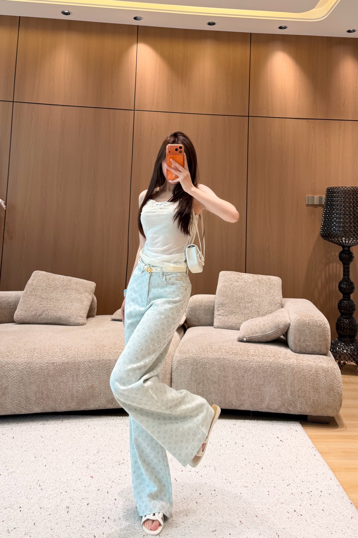 루이비통 26 신상 데님 팬츠
