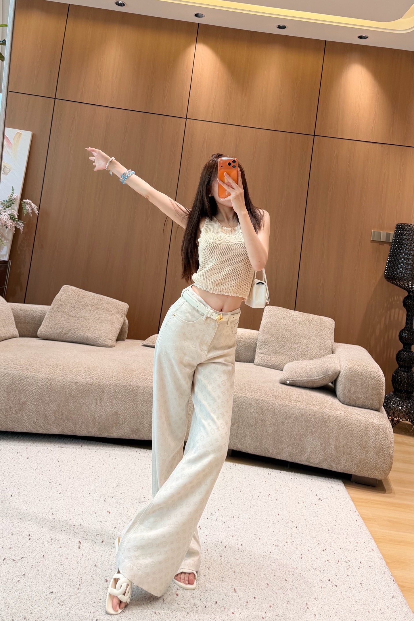 루이비통 26 신상 데님 팬츠
