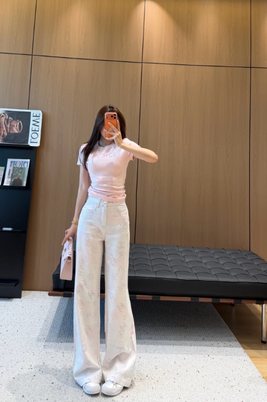 샤넬 26 이른 봄 신상 데님 팬츠