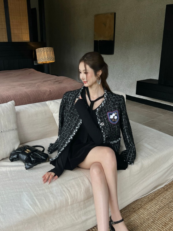 샤넬 2026 우븐 트위드 자켓