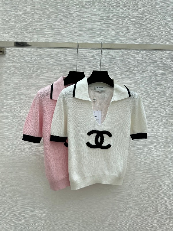 샤넬 이른봄 신상 니트 반팔