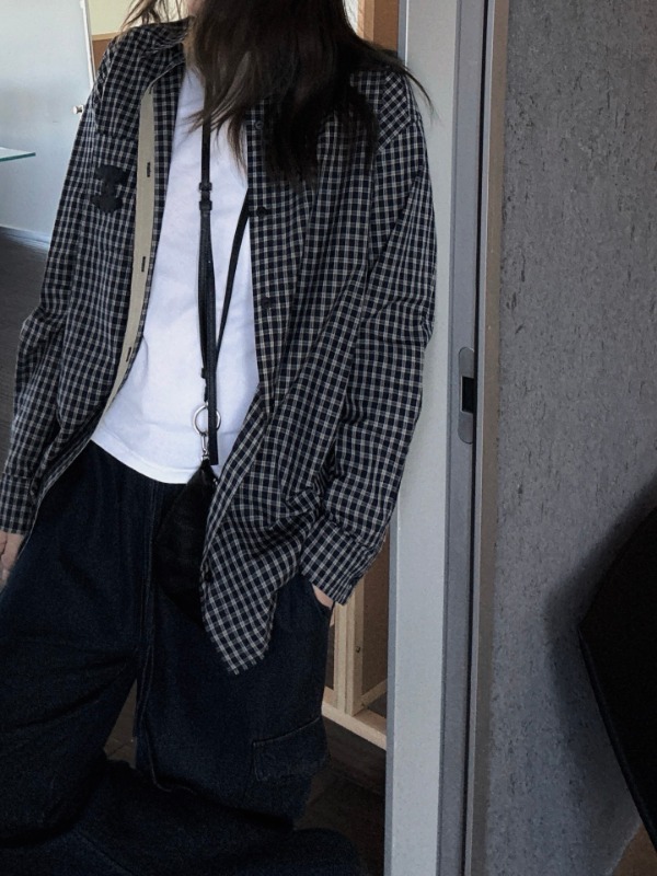 샤넬 26 신상 체크 셔츠