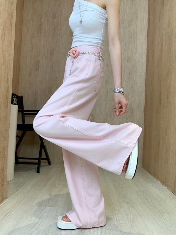 샤넬 26 신상 까멜리아 데님 팬츠