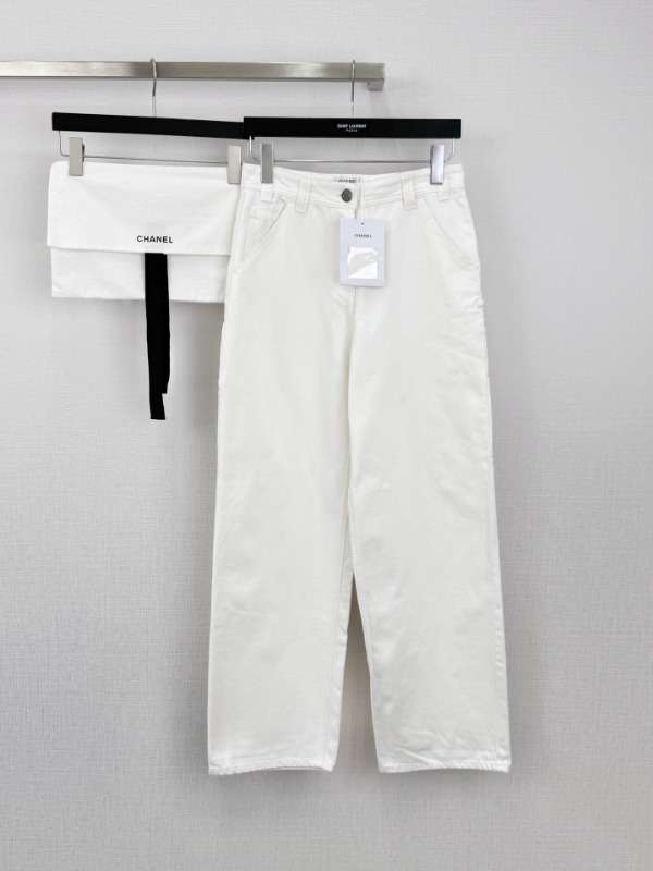 샤넬 26ss 더블 C 카고 데님 팬츠