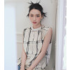 샤넬 26ss 신상 실크 베스트 탑
