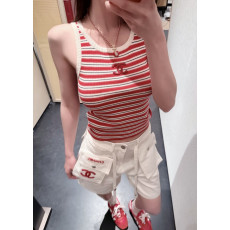 샤넬 26 자수 더블C 민소매