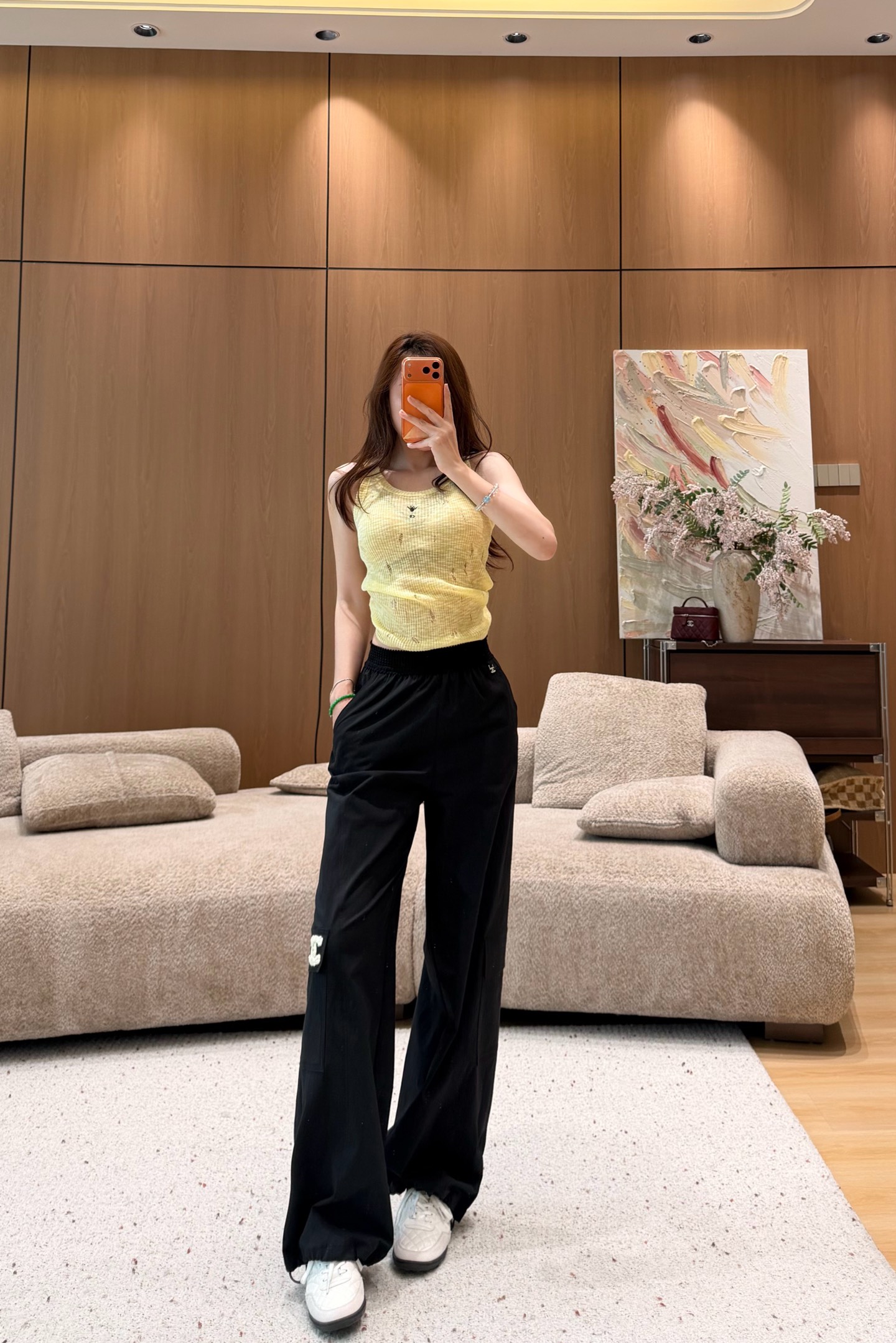 샤넬 26 신상 더블C 캐주얼 팬츠