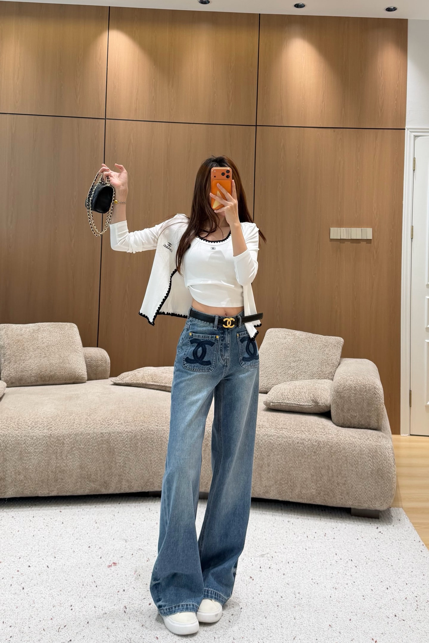 샤넬 26 초가을 신상 데님 팬츠