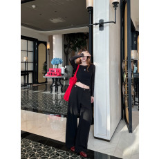 샤넬 2026FW 신상 와이드 팬츠
