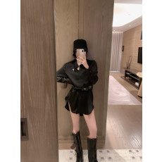 디올 26 자수 새틴 셔츠