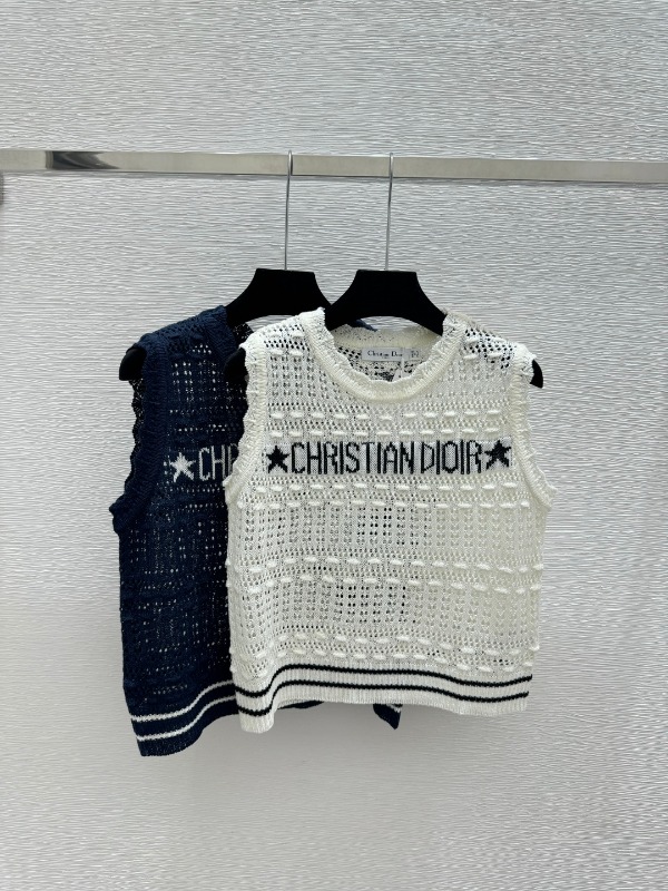 디올 봄신상 니트 민소매