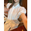 디올 26 신상 레이스 넥 셔츠