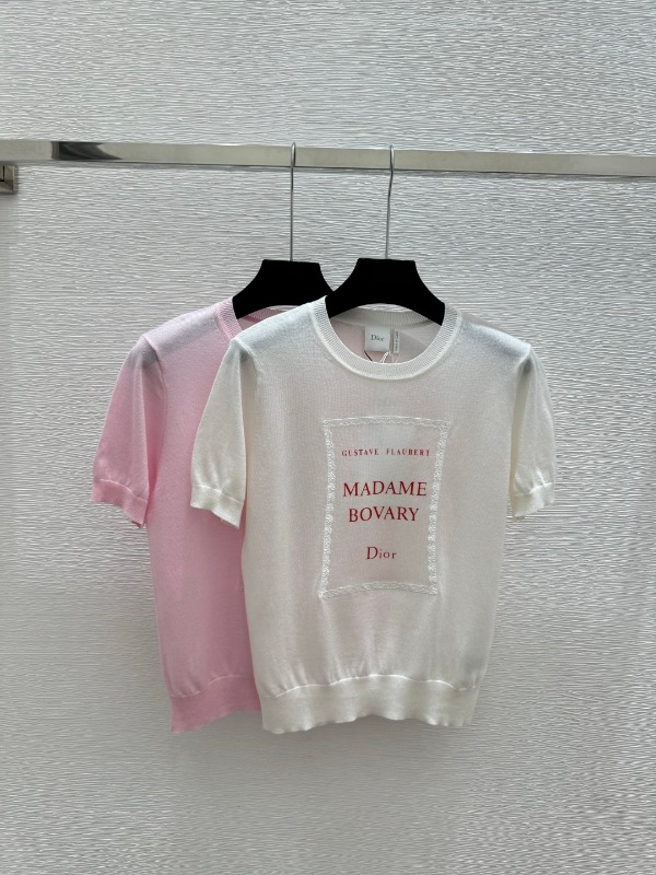 디올 이른 봄 신상 니트 반팔
