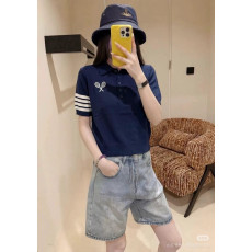 톰브라운 26 신상 라켓 카라 니트