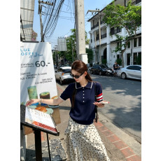 톰브라운 26 신상 니트 카라 반팔