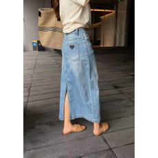 프라다 26 신상 데님 스커트