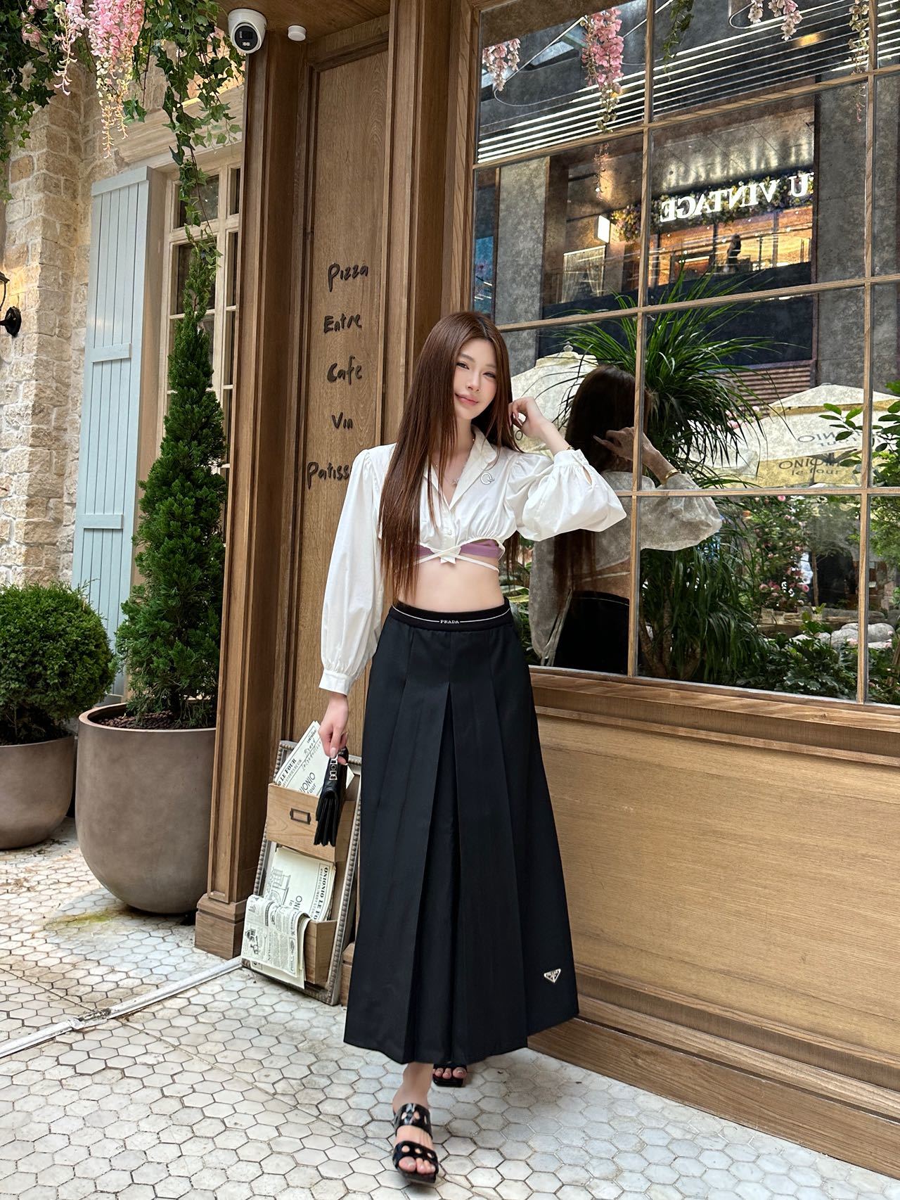 프라다 2026FW 신상 스커트