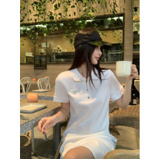 프라다 2026SS 신상 카라 반팔 원피스