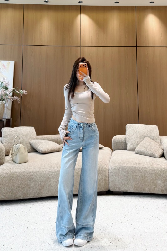 프라다 2026 신상 데님 팬츠