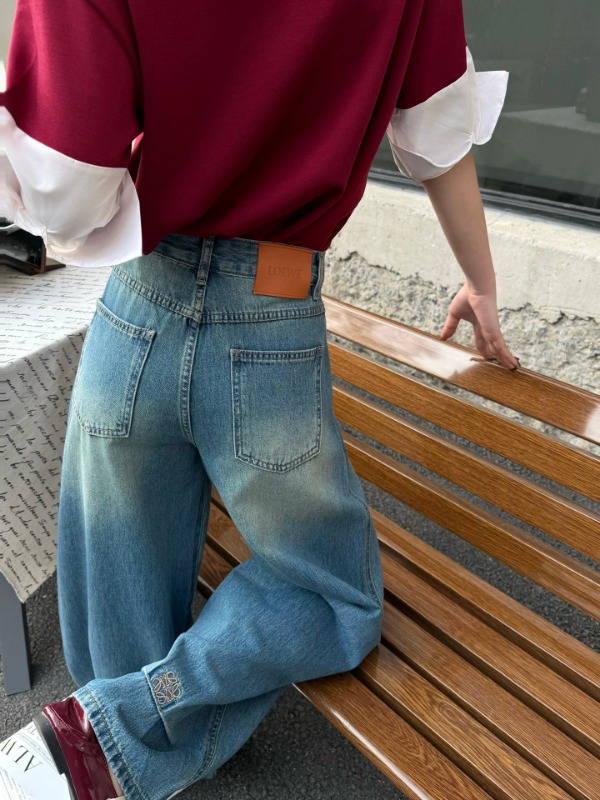 로에베 2026 신상 데님 팬츠