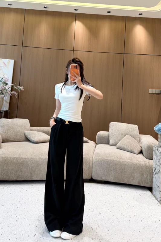 셀린느 2026 정장 와이드 팬츠