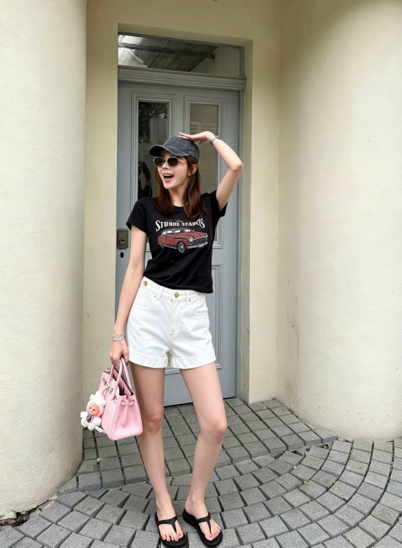셀린느 26 데님 숏 팬츠