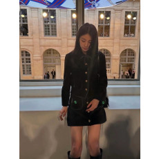 셀린느 스웨이드 투피스