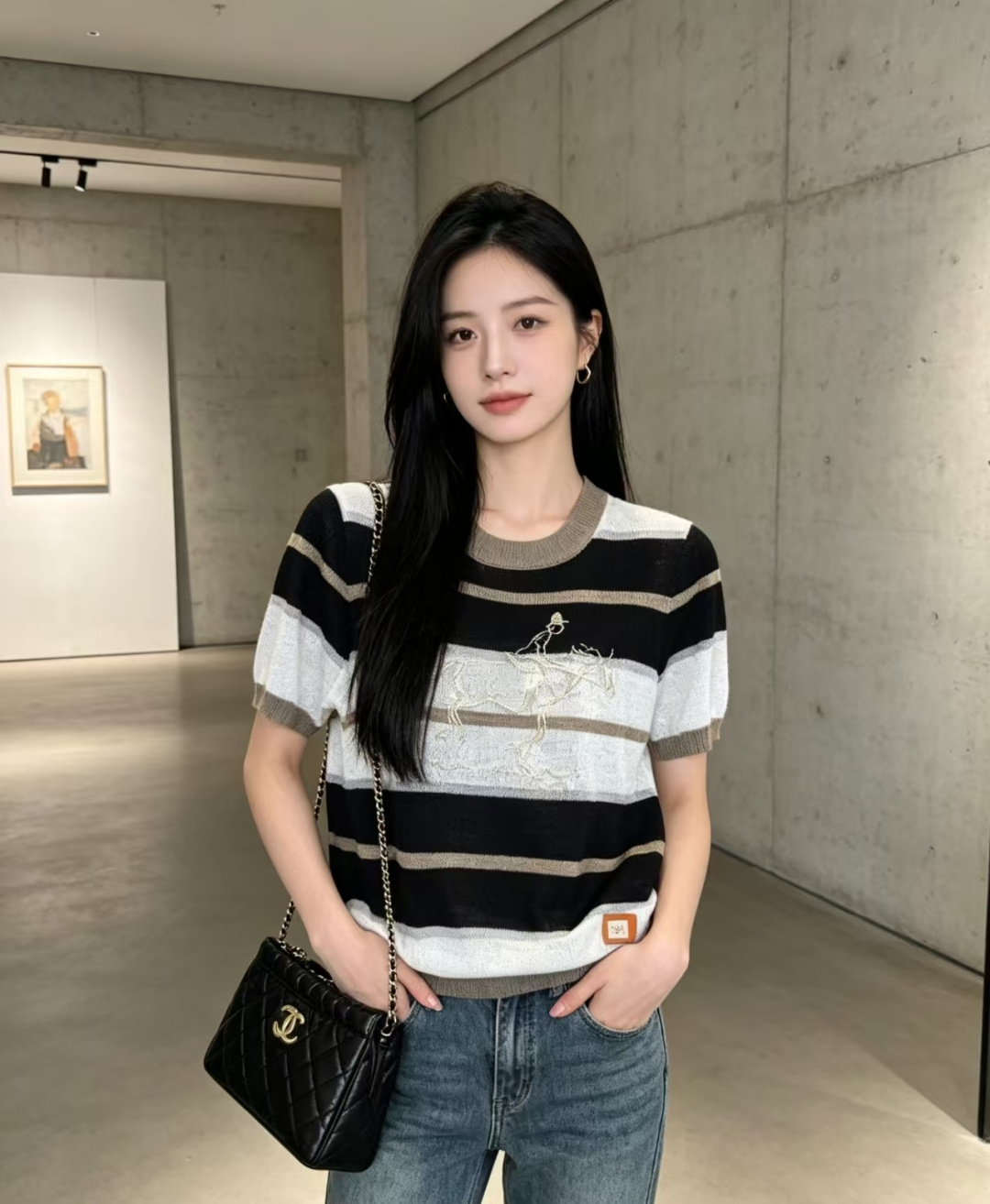 에르메스 봄여름 신상 니트 반팔