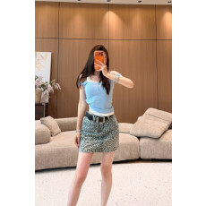 알렉산더왕 26 신상 프린팅 데님 스커트