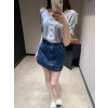 발렌티노 26SS 이른 봄 데님 스커트