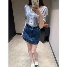 발렌티노 26SS 이른 봄 데님 스커트