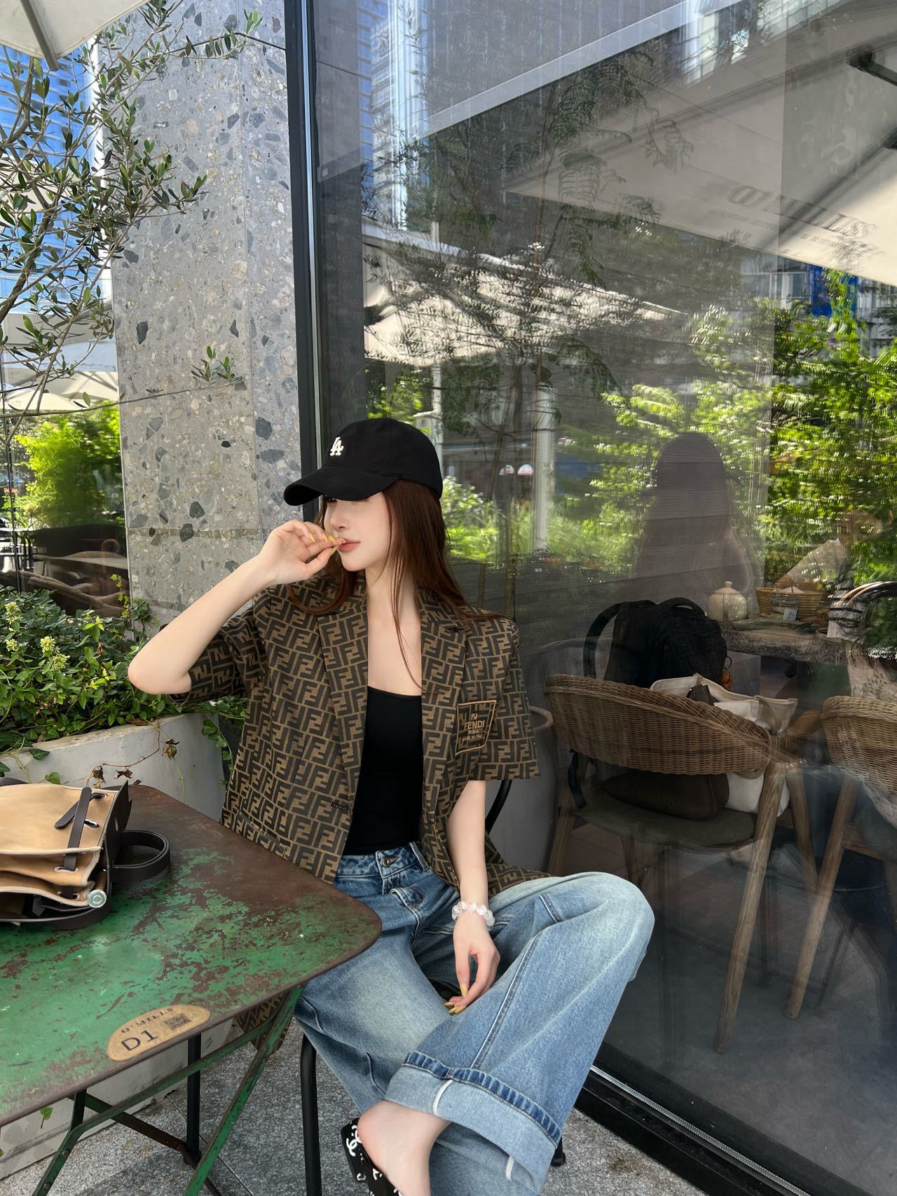 펜디 2026FW 신상 FF 로고 반팔 자켓
