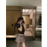 미우미우 26SS 신상 램스킨 스커트